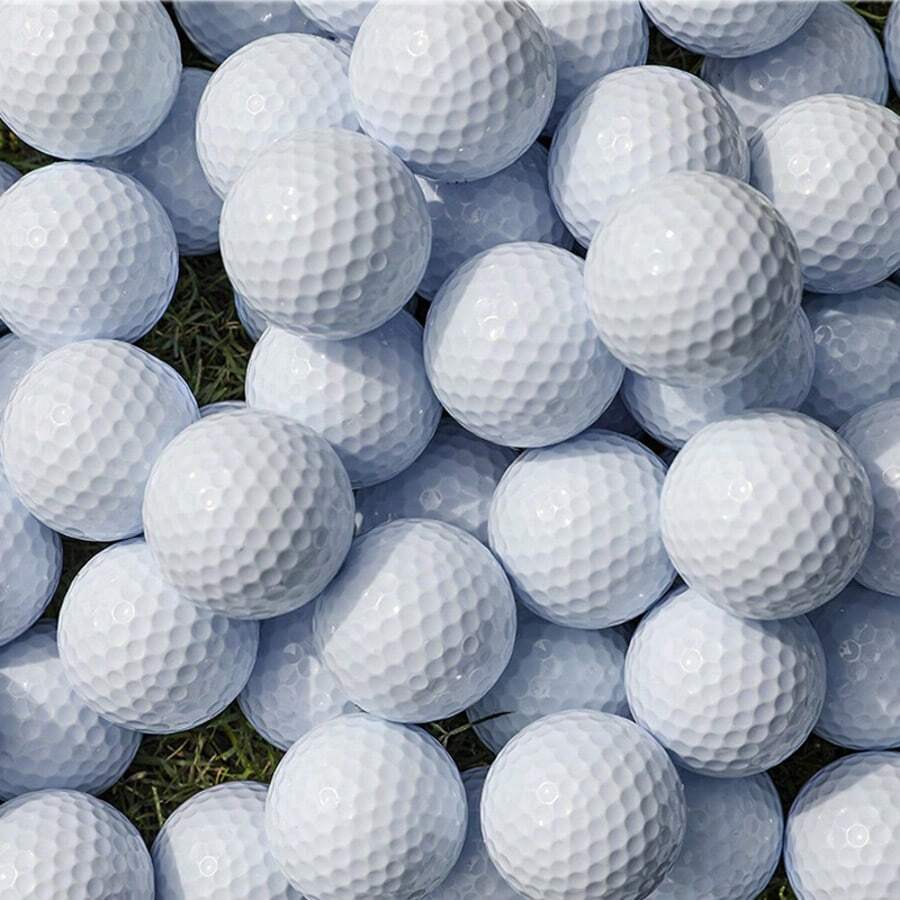5/9pcs High Performance Long Distance Golf Balls, 70 Compression High Speed White Core, Advanced Long Distance Golf Balls, Multi-Layer Structure, 40+ Yards Flight Challenge - Ultra Soft Feel, High Swing Speed, Durable - White - View 1