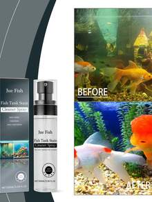 JUE FISH Fish Tank Stain Cleaning Spray - Effectively Removes Water Stains, Limescale And Residue, Essential For Fish Keeping Households - Multicolor - View 4