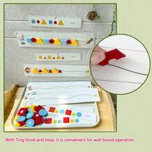 qixi 1 Peça Brinquedo de Pedras de Classificação Coloridas, Brinquedo Educativo de Construção de Caminhos para Crianças, Ferramenta de Aprendizagem Pré-Escolar e Fundamental, Material de Papel - Multicolorido - Visão 3