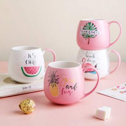 Ten wielofunkcyjny ceramiczny kubek sprawdzi się w domu, biurze, na pikniku, przyjęciu i innych okazjach. Można w nim podawać kawę, herbatę, mleko i soki. Wysokość kubka wynosi 8,6 cm, a sam kubek jest wygodny w trzymaniu. Wykonany z trwałej ceramiki, jest łatwy w czyszczeniu i idealnie nadaje się na prezent.