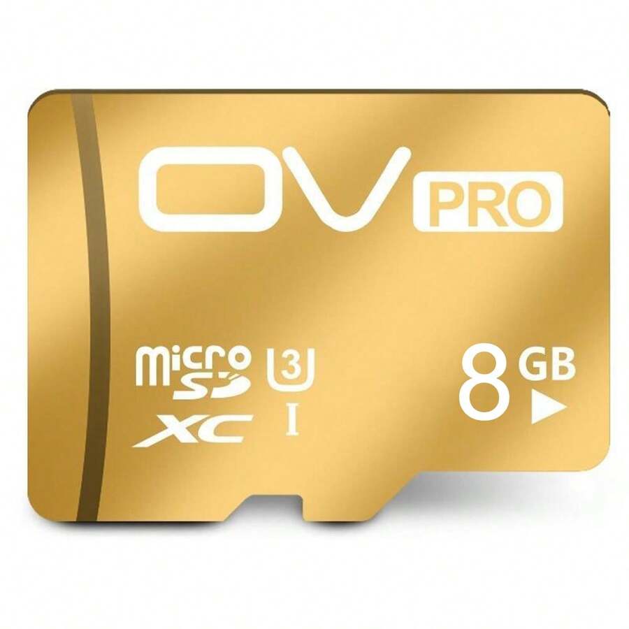 Aquarius Micro SD Card Gold 8GB, Compatible With MicroSDHC And MicroSDXC Host Devices, Memory Card For Smartphones, Cameras, Tablets And Portable Electronics Storage - Multicolor - View 1