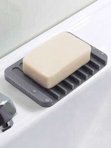 1个硅胶皂碟，创意皂盒，皂托，沥水皂盘 - 彩色 - 查看 2