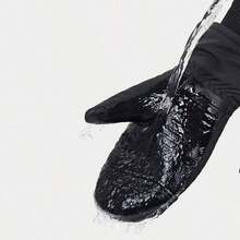 A Pair Of Winter New Ski Gloves For Men And Women, Snowboarding, Outdoor Cycling, Windproof, Waterproof, Thickened, Warm, And Internally Divided Five Finger Gloves - màu đen - Xem 7