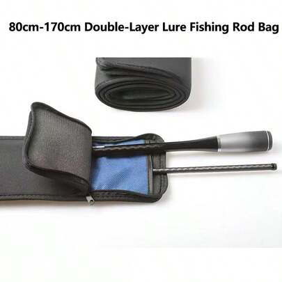 Túi đựng cần câu hai lớp, kích thước 80-170cm, thích hợp làm quà sinh nhật hoặc quà tặng ngày lễ cho bạn trai, gia đình.