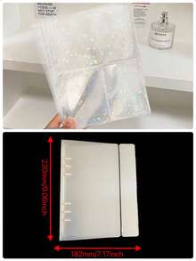 1/2/4格激光相册，A5六孔照片卡夹，透明页面保护套相册，偶像名牌套装，返校季，学习用品