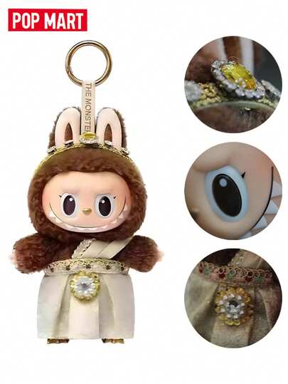  POP MART The Monsters Labubu Thailand Limited Edition Vinyl Hang Card Plush Keychain Cute Princess Outfit Figurine Valentine's Day Gift Bag Charm Collectible