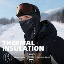 Winter Ski Riding Outdoor Activities Face Mask Balaclava Hat, Thick Windproof Warm Headwear - Multicolor - View 3