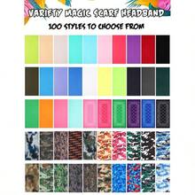 Pcs Bulk Neck Gaiters for Men Women Balaclava UV Face Mask Headband Face Covering Neck Tube Scarf Outdoor,100 Style - Polainasdecuello - Ver 4