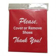 Disposable Shoe Cover Box for Realtors "Red Bootie Box" - como en la foto - Ver 2