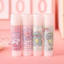 5pcs/2pcs/1pc Cartoon High Viscosity Sturdy Handmade DIY Solid Glue/PVA Solid Glue Small Office Supplies Solid Glue Stick/Student Stationery Ins Style Cute Pet, Back To School Essential, Planner Glue Stick (Random Style) - Multicolor - View 4