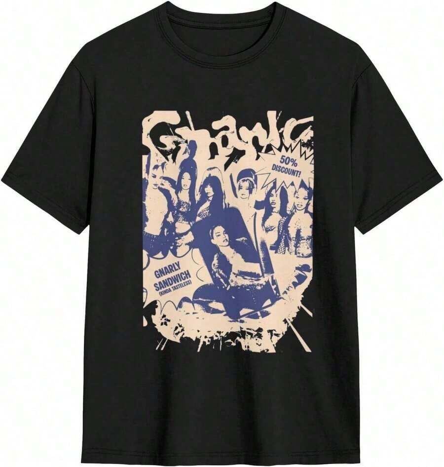 Katseye Beautiful Chaos Tracklist Shirt, Katseye Kpop Shirt, Katseye Gnarly Shirt, Gabriela Shirt, K - 黑色 8 - 查看 1