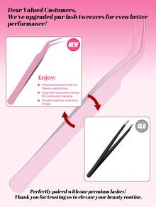 200PCS Eyelash Extension Bonding Sealing Tweezers, Eyelash Brush, False Eyelash Extension Kit, Fluffy C-Curl, 10-16mm Mixed-Length Lash Clusters, Natural, Curl, Dense, Soft, Lightweight False Eyelashes, DIY Eyelash Extension, Eyelash Expansion False Eyelashes