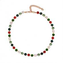 1Pc Copper Claw Glass Rhinestone Resin Diamond Necklace, Elegant And Soft Rhinestone Women's Necklace, Suitable For Women's Parties, Gifts, Gatherings, Daily Wear, And Holiday Gifts - Style 1 - View 8