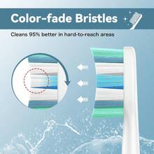 Toothbrush Heads For  Sonicare Replacement Brush Heads With Protective... - 預設 - 查看 4