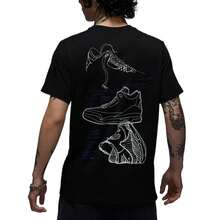 Nike Sportswear AS UNSW TEE M90 OCREMIX時尚簡約圓領套頭純色短袖T卹 - 黑色 - 查看 4