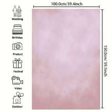 2D Flat Blue Pink Turquoise Grey Four-Color Photography Background Character Photography Background Portrait Photography Background Studio Prop Vinyl - Multicolor - View 18