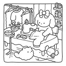 40页 - 200克纸，可爱DIY涂色书，风格治愈，包含DIY指导元素，黑白配色方案，包含凳子细节、休闲涂鸦和涂色，适合作为送给女孩的礼物，情人节或新年礼物。 - DIY舒適家居 - 查看 6