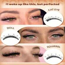 Volume Manga Lash Clusters With Spikes Wispy Cluster Eyelash Extensions Fluffy Anime Eyelashes Clusters With Bottom Lashes Clusters Fairy Individual Lash Extension (D Curve 12-18mm 213 Pieces) - ColorH - 查看 8