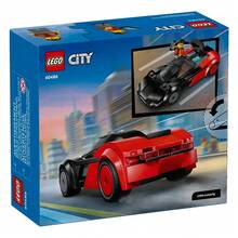 LEGO City EV Supercar Building Toy For Kids - Pretend Play Set For Boys & Girls, Ages 5+ - Sports Car Toy W/Driver Minifigure - Gift Idea For Birthdays - 60486