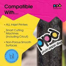 20 hojas A4 imprimibles por inyeccin de tinta blanca mate autoadhesivo papel impermeable 3820 - Paquetede20unidades - Ver 7