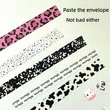 1卷5米可爱卡通装饰和纸胶带，DIY手工剪贴簿贴纸，可爱美学手账文具用品，适用于家庭、办公室、学校、返校季 - 彩色 - 查看 4