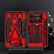 1 Set de Kit de Cuidado Profesional de Manicura y Pedicura, que incluye Herramientas de Cuidado Facial, de Uñas, de Pies y de Cuidado Facial - Multicolor - Ver 2