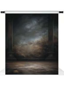 2D平面深灰色摄影背景布，人像摄影背景，影棚道具乙烯基材质 - 深灰色 - 查看 12