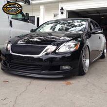 Fits 08-11 Lexus GS350 GS460 TTE Style Front Bumper Lip Spoiler Splitter PU - A - Xem 2
