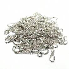 400厘米/卷 #4.5 水钻链，适用于美甲装饰、鞋子/衣服装饰、头饰、手链、项链、耳环和其他 DIY 配饰 - 白色 - 查看 4