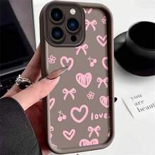 Funda de Teléfono de Moda a Prueba de Golpes con Protección de Lente para  12 Pro Max/ 12, 1 Pieza, Funda de Teléfono Moderna, Funda de Teléfono con Cordón, Funda de Teléfono de Apple Linda, Funda de Teléfono de Dibujos Animados, Funda de Teléfono Atractiva, Accesorios de Teléfono para Uso Diario, Cubierta de Estilo, Diseño de Dibujos Animados, Funda de Teléfono Duradera, Material de Alta Calidad, Carcasa Protectora, Carcasa a Prueba de Golpes, Adecuada para Fans de Anime y Entusiastas de la Moda - Colores mixtos - Ver 8