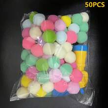 200个猫玩具毛绒球宠物小猫互动玩具，初学者训练用品，包括迷你毛绒球、弹性毛绒球等。