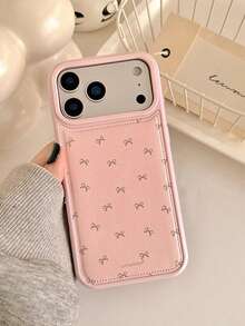 1个极简蝴蝶结花朵手机壳，兼容 17/17 Air/17 Pro/17 Pro Max、16/16 Plus/16 Pro/16 Pro Max、15/15 Plus/15 Pro/15 Pro Max、14/14 Plus/14 Pro/14 Pro Max、13/13 Pro/13 Pro Max、12/12 Pro/12 Pro Max、11/11 Pro Max，时尚加厚全包保护套 - 彩色 - 查看 4