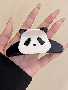 1pc Cute Cartoon Panda Claw Hair Clip, Sweet Animal Hair Claw Clip, High-End Hair Claw Hair Accessory Fashion Hair Clutch - Multicolor - View 6