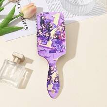 1pc K-Pop Girl Group Element Printed Air Cushion Hair Brush, Detangling Hair Brush, Hair Styling Brush, Valentine's Day Gift, Student Dorm Hair Styling Tool