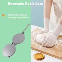 Prensa para tortillas de 8 pulgadas, Tortillera manual de aleación de aluminio, Prensa para tortillas de aluminio resistente, Prensa para masa de tacos, Tortillera para cocinar y hornear en casa,38259323 - Tipo de Enchufe A Japonés (100V) - Ver 6