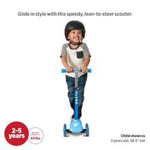 JCH-Flyer Glider Jr. EZ Steer Toddler Scooter - Azul - Ver 5