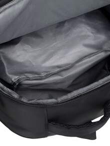 Navy Blue Nylon Backpack - Multi-Pocket Commuter Bag With Padded Straps, Suitable For School, Work, And Travel - Multicolor - View 6