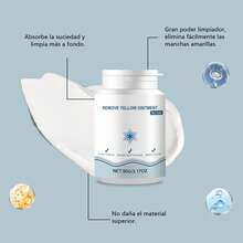 Gel Descontaminante y Desamarillador para Zapatos Blancos, Elimina Oxidación, Limpia Manchas y Bordes Amarillentos, No Daña Superficie, Restaura Blancura, Sin Lavado con Agua - Blanco - Ver 9