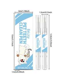 Pet Teeth Cleaning Pen, Cleans Teeth, Removes Stains, Reduces Oral Odor, Freshens Breath - Multicolor - View 6