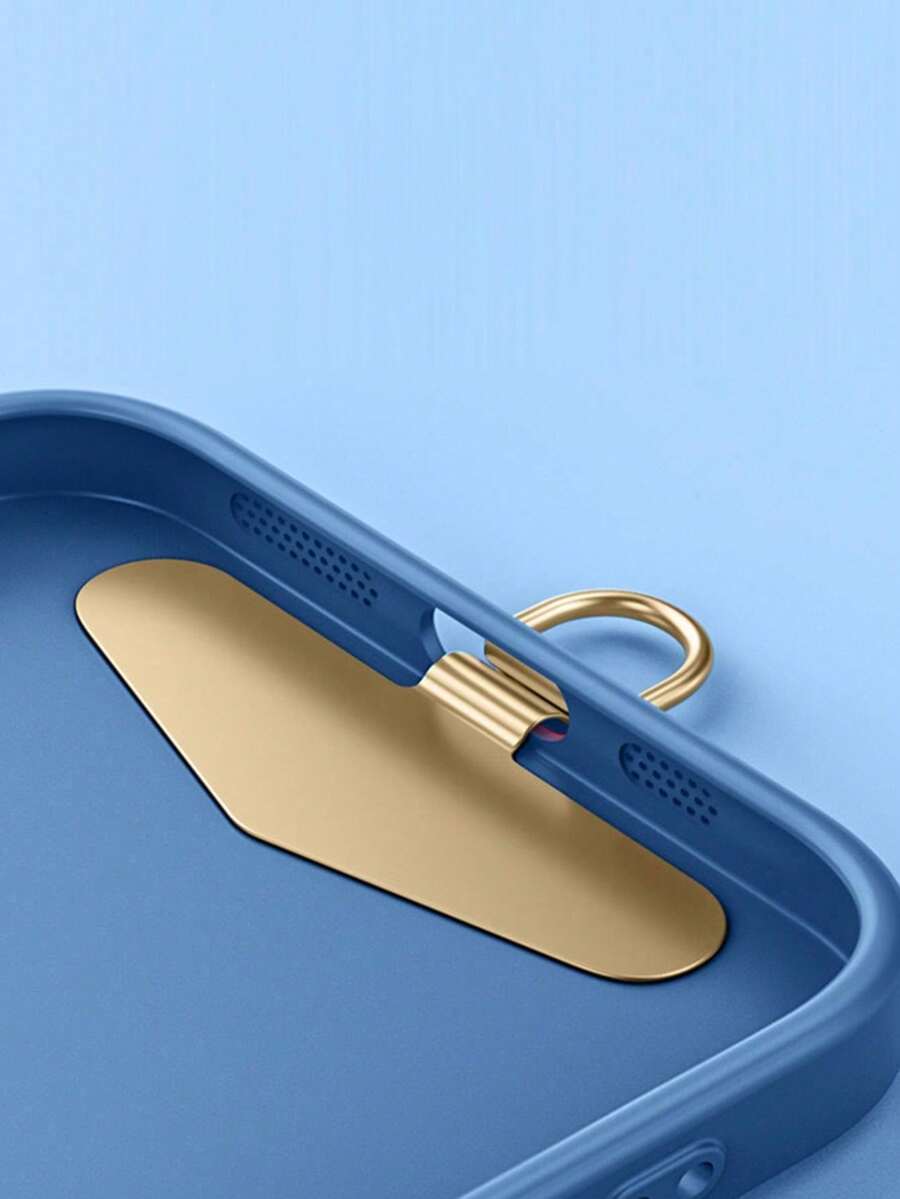 不锈钢手机挂绳间隔连接器夹，金属扣垫圈确保手机挂绳连接牢固，可作手机挂饰或手机链装饰，适合作为生日或节日礼物送给母亲、家人、朋友。 - 彩色 - 查看 1