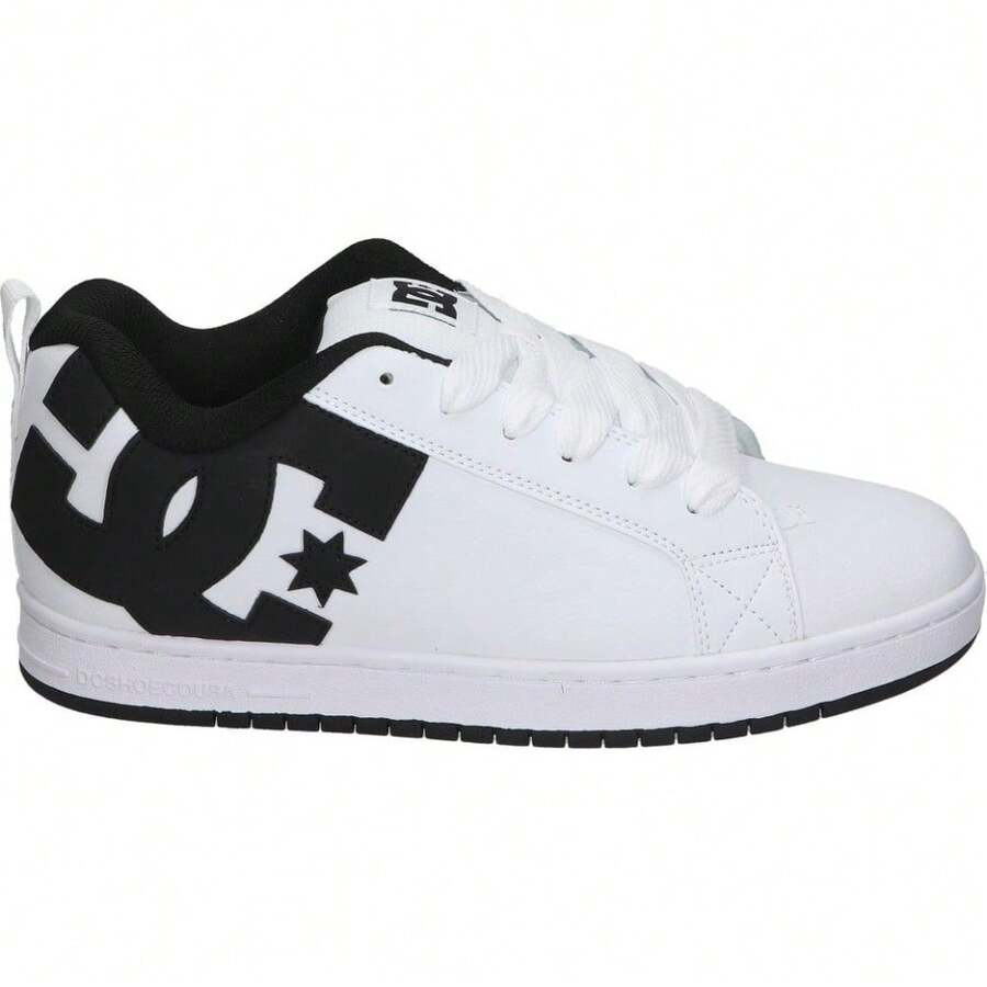 Giày thể thao nam DC SHOES 300529-WLK Court Graphic - trắng - Xem 1