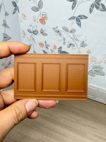 1:12 Scale Dollhouse Wall Paneling, Non-Wooden Wainscoting, Nordic Style Miniature Furniture, Multi-Color PLA Wall Tiles, Freely Assemble And Combine, Decorate Your Little World - Multicolor - View 29