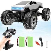 Camiones de Juguete para niños con RV, Motocicleta, 1/32 Camiones de Juguete de Metal Fundido a Troquel con Luces y Sonidos, Regalo Ideal (A) - B - Ver 1