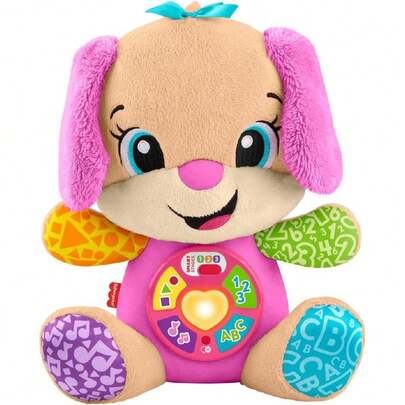Fisher-Price Ríe y Aprende Juguete para Bebés Hermanita Aprende Conmigo para bebés de 6 Meses en adelante,38258286