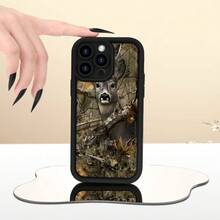 Phone Case/Cover Deer Forest Pattern Anti Fall Matte Finish Resists Stains Phone Case For IPhone 17/17AIR/17PRO/17PROMAX/16E/16/16PRO/16PLUS/16PROMAX/15/15PLUS/15PRO/15PROMAX/14/14PLUS/14PRO/14PROMAX/13/13mini/13PRO/13PROMAX/12/12mini/11/Plus/Pro/Max/7/8/SE/XS/XS MAX,For Samsung And For GalaxyA56/A54/A53/A52/A14/A15/A05S/A53/A34/S23/S23Ultra/S23FE/S24/S24FE/S24Ulatra/S25/S25FE/S25Ultra/S26/S26FE/S26Ultra/S21FE(Factory Wholesale Price),Valentine's Day, New Year's Day, New Year's Day, Easter, Labor Day, St. Patrick's Day - 黑色 - 查看 2