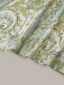 女士优雅纯色喇叭袖针织开衫+修身印花连衣裙，两件套，适合情人节、休闲派对和春季穿着。 - 彩色 - 查看 5