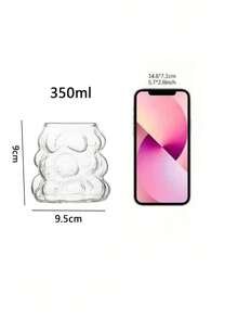 葡萄形玻璃咖啡杯无柄，个性ins风，耐热高硼硅玻璃，适用于拿铁、牛奶、果汁等饮品