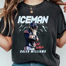 Ice Man Williams Chicago Football Shirt, Chicago Football Vintage 90s T Shirt, Vintage Oversized Spo - màu đen - Xem 1