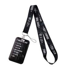 1 Set Minimalist Theme ID Card Holder - Lanyard Included - Suitable For Transit Card, ID Card, Name Card, Conference Pass, Nurse ID, School ID - Office & School Supplies - Multicolor - View 13