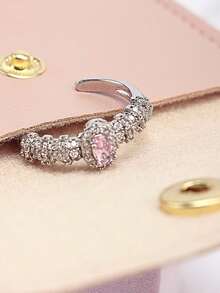 Personalized Leather Jewelry Pouch, Customizable Ring Bag, Bridesmaid Gift, Baby Shower Gift - Multicolor - View 5